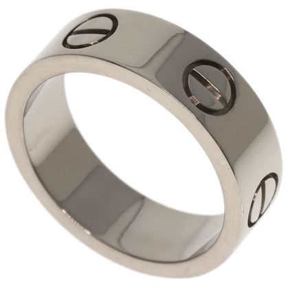 CARTIER love ring #49 Ring K18 White Gold Ladies [Used]