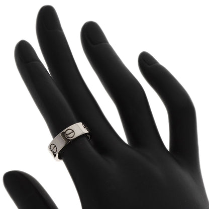 CARTIER love ring #49 Ring K18 White Gold Ladies [Used]