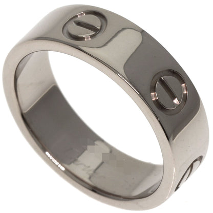 CARTIER love ring #50 Ring K18 White Gold Ladies [Used]