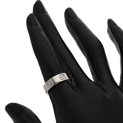 CARTIER love ring #50 Ring K18 White Gold Ladies [Used]