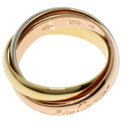 CARTIER Trinity #49 Ring K18 Yellow Gold K18 White GoldLadies [Used]