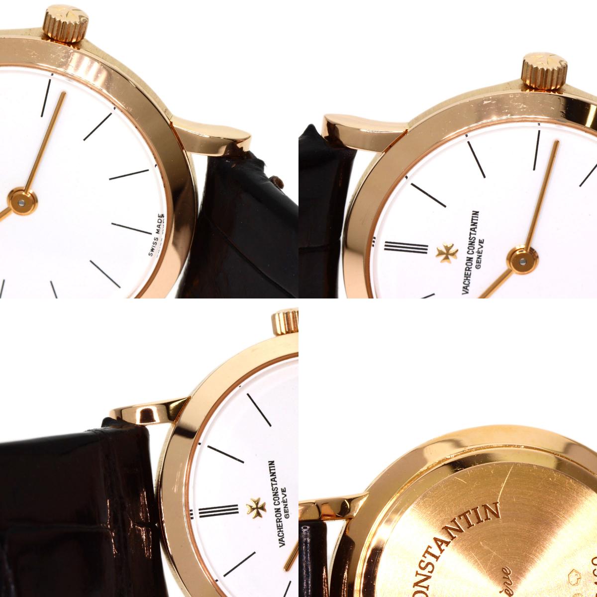 VACHERON CONSTANTIN Patrimony Watches 25093/000R-8741 K18 Pink Gold/Leather Ladies