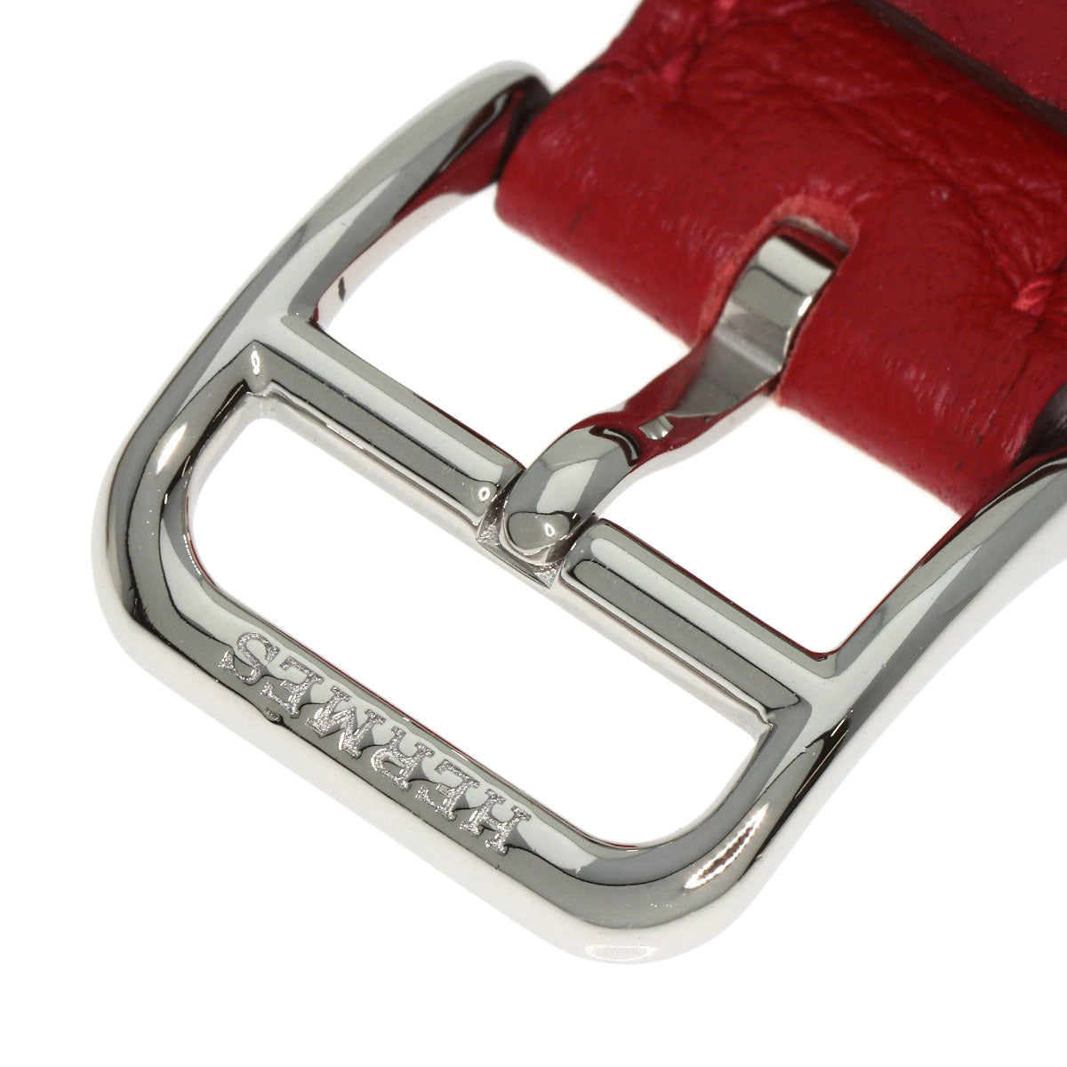 HERMES H watch Watches HH11.210 Stainless Steel/Leather Ladies