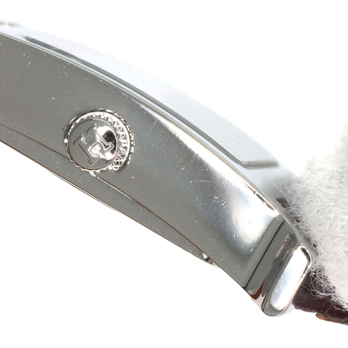 HERMES H watch Watches HH11.210 Stainless Steel/Leather Ladies