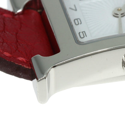 HERMES H watch Watches HH11.210 Stainless Steel/Leather Ladies