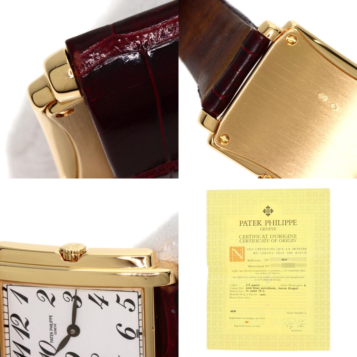 PATEK PHILIPPE Gondolo 4824J Watches 4824J K18 Yellow Gold/Leather Ladies
