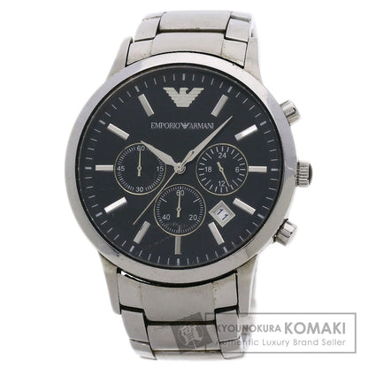 Emporio Armani Round face Watches AR-2434 Stainless Steel/Stainless Steel mens