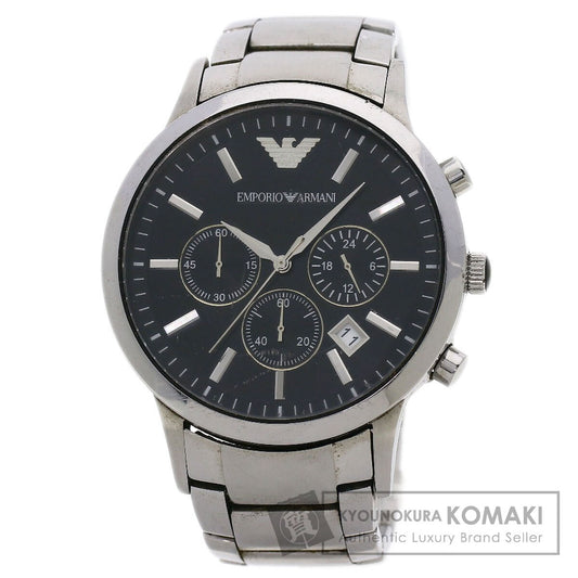 Emporio Armani Round face Watches AR-2434 Stainless Steel/Stainless Steel mens