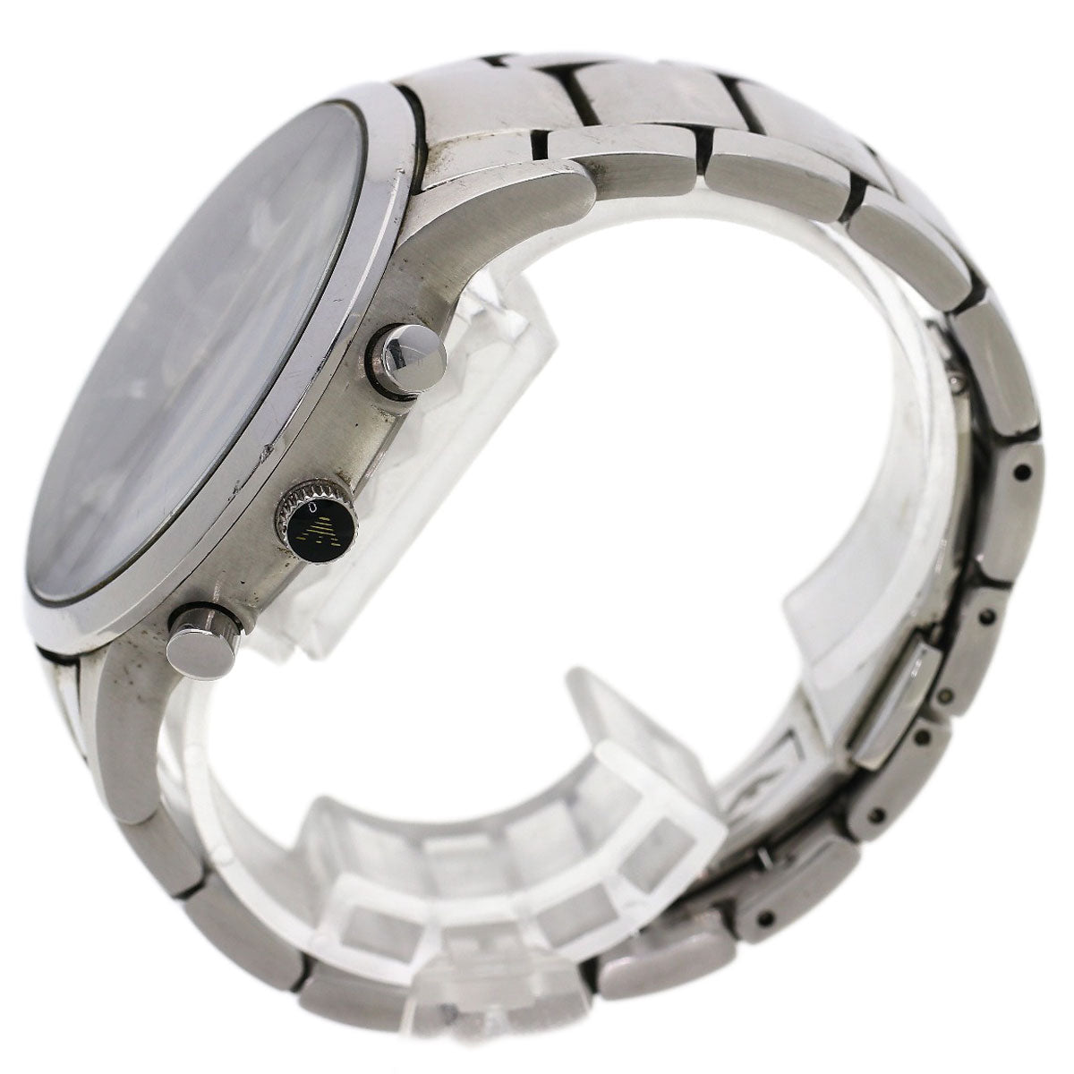 Emporio Armani Round face Watches AR-2434 Stainless Steel/Stainless Steel mens