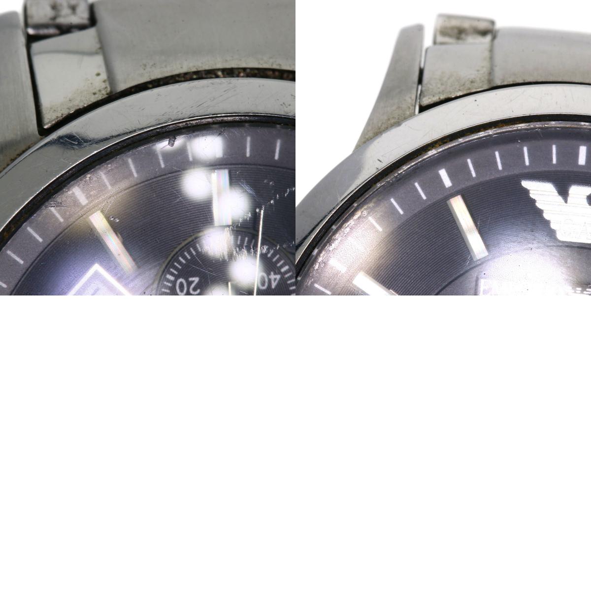 Emporio Armani Round face Watches AR-2434 Stainless Steel/Stainless Steel mens