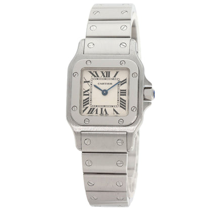 CARTIER Santosgalbe SM Watches W20056D6 Stainless Steel/Stainless Steel Ladies