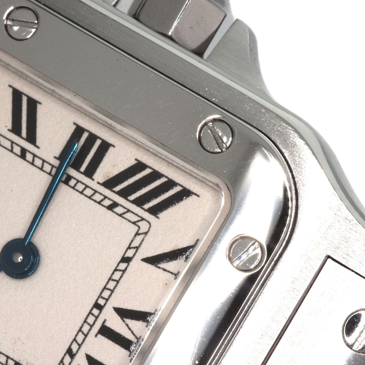 CARTIER Santosgalbe SM Watches W20056D6 Stainless Steel/Stainless Steel Ladies