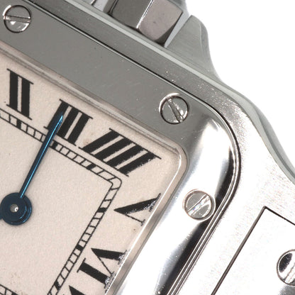 CARTIER Santosgalbe SM Watches W20056D6 Stainless Steel/Stainless Steel Ladies