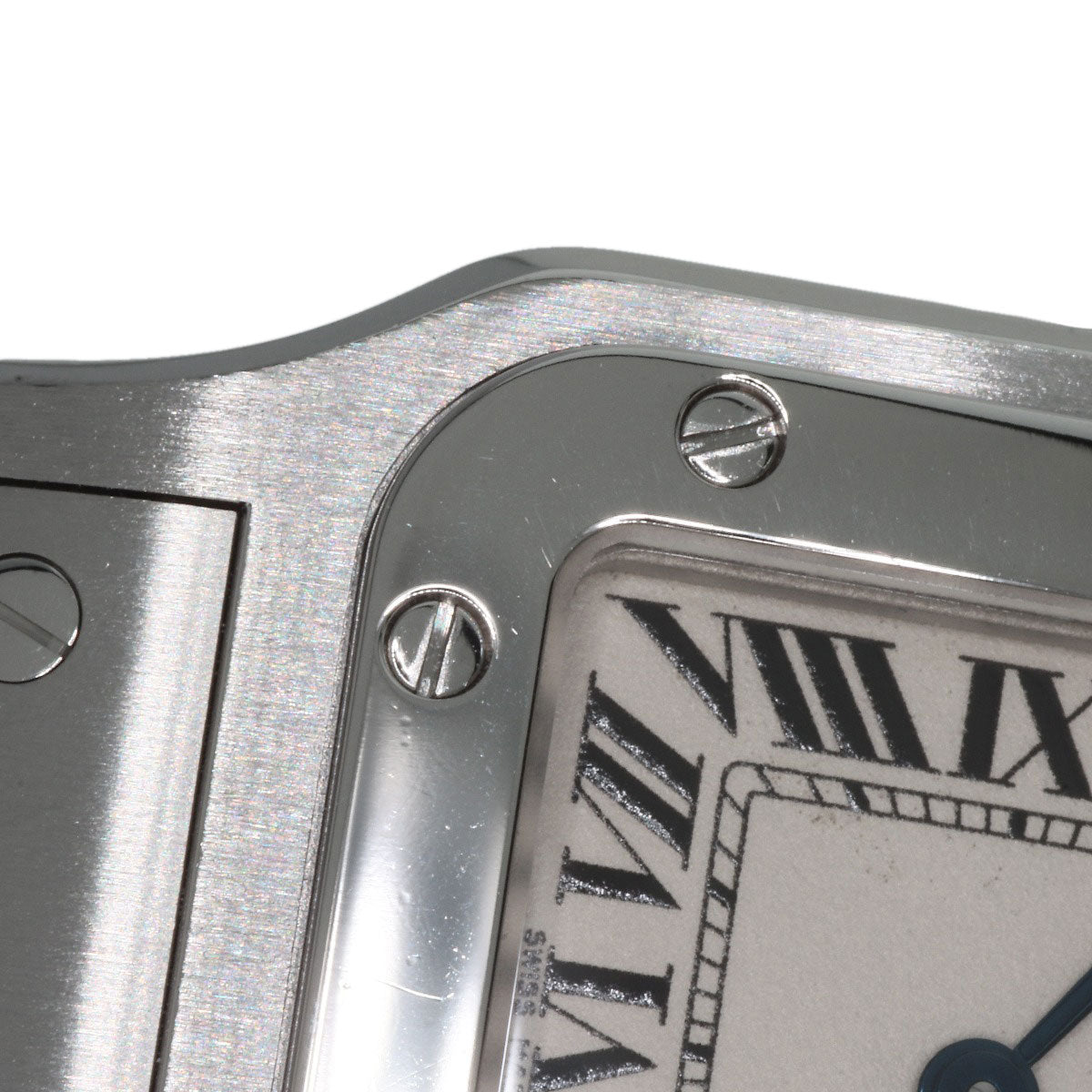 CARTIER Santosgalbe SM Watches W20056D6 Stainless Steel/Stainless Steel Ladies