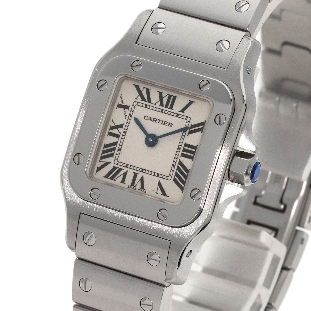 CARTIER Santosgalbe SM Watches W20056D6 Stainless Steel/Stainless Steel Ladies