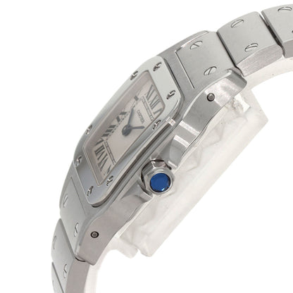 CARTIER Santosgalbe SM Watches W20056D6 Stainless Steel/Stainless Steel Ladies