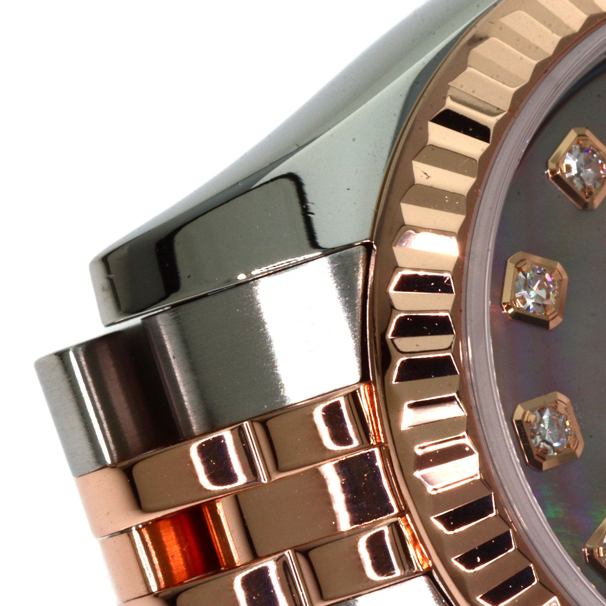 ROLEX DATEJUST 10P Diamond Watches 179171NG Stainless Steel/SSxK18PG Ladies