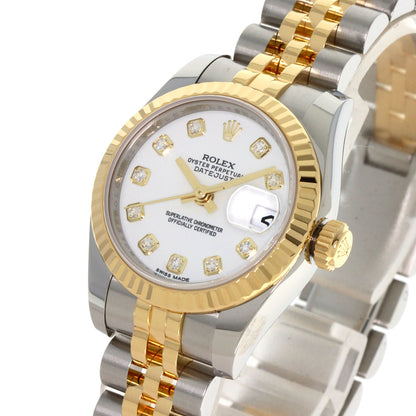 ROLEX DATEJUST 10P Diamond Watches 179173G Stainless Steel/SSxK18YG Ladies