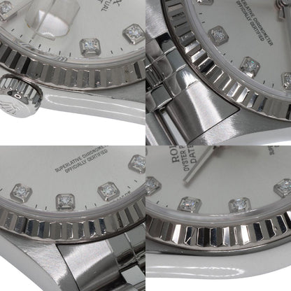 ROLEX DATEJUST 10P Diamond Watches 16234G Stainless Steel/Stainless Steel mens