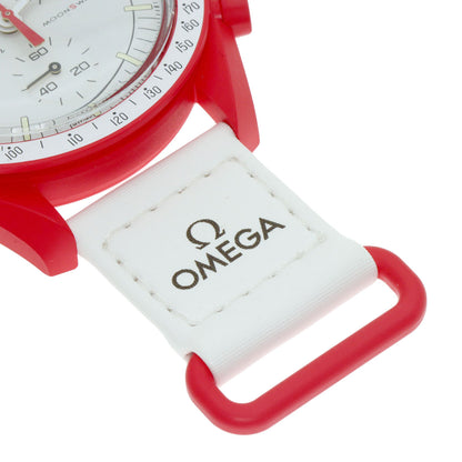 Swatch MISSION TO MARS Speedmaster Omega Collaboration Watches S033R100 Ceramic/Nylon mens