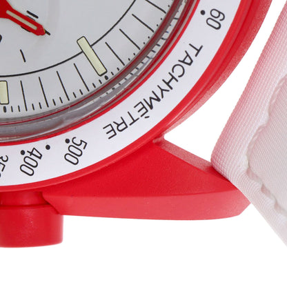 Swatch MISSION TO MARS Speedmaster Omega Collaboration Watches S033R100 Ceramic/Nylon mens