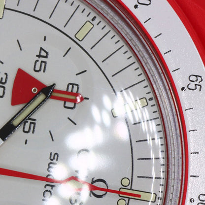 Swatch MISSION TO MARS Speedmaster Omega Collaboration Watches S033R100 Ceramic/Nylon mens