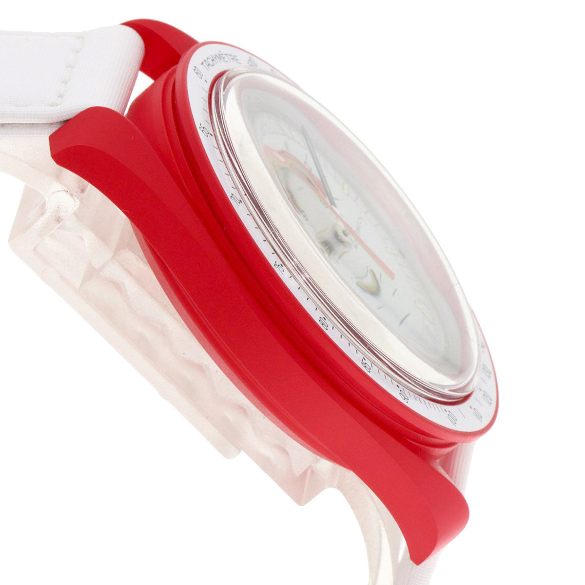 Swatch MISSION TO MARS Speedmaster Omega Collaboration Watches S033R100 Ceramic/Nylon mens