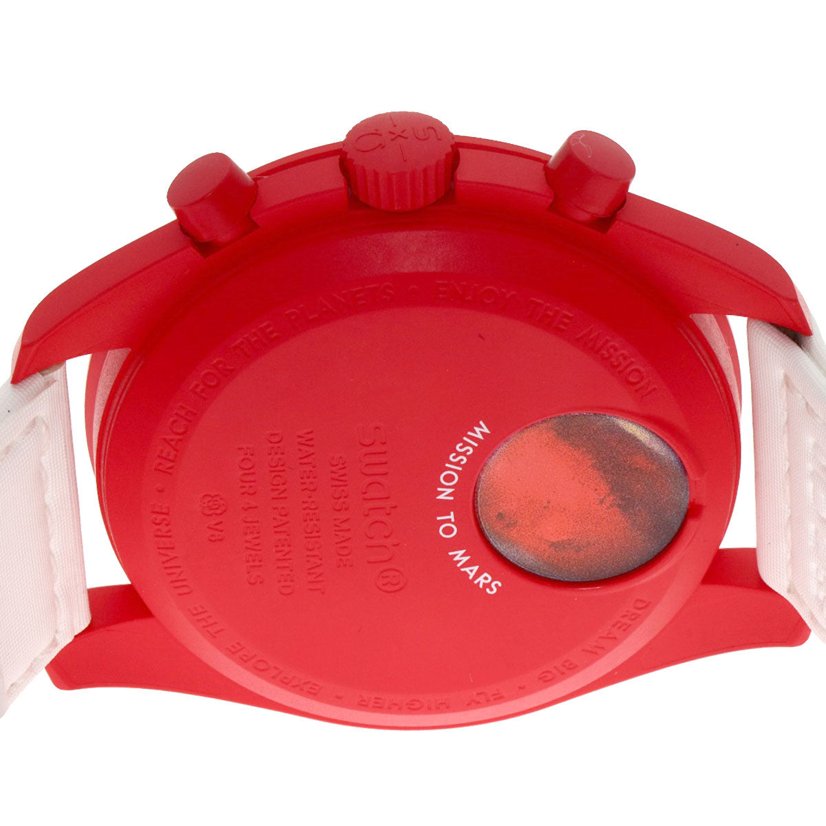 Swatch MISSION TO MARS Speedmaster Omega Collaboration Watches S033R100 Ceramic/Nylon mens