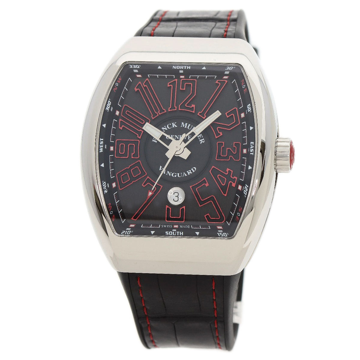 FRANCK MULLER Vanguard Watches V45SCDT Stainless Steel/Rubber mens