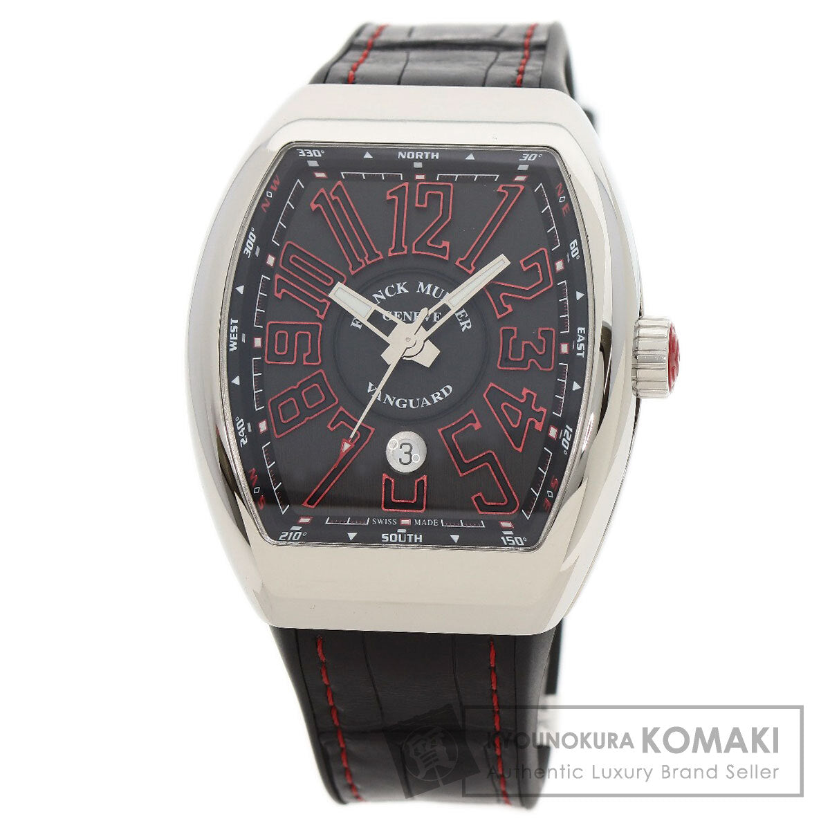 FRANCK MULLER Vanguard Watches V45SCDT Stainless Steel/Rubber mens