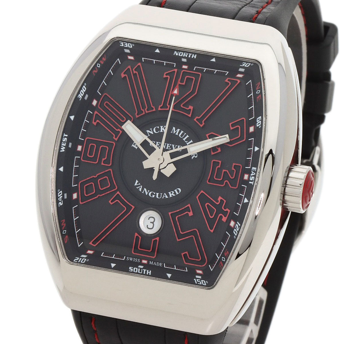 FRANCK MULLER Vanguard Watches V45SCDT Stainless Steel/Rubber mens