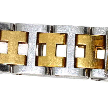 HERMES Clipper Old Belt Watches  Stainless Steel/SSxGP Ladies