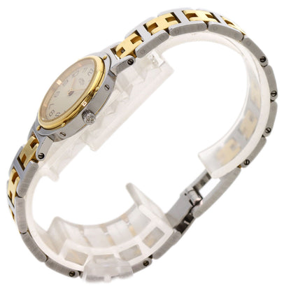 HERMES Clipper Old Belt Watches Stainless Steel/SSxGP Ladies