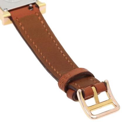 HERMES H watch mini Watches HH1.101 PGP/Leather Ladies