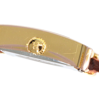 HERMES H watch mini Watches HH1.101 PGP/Leather Ladies