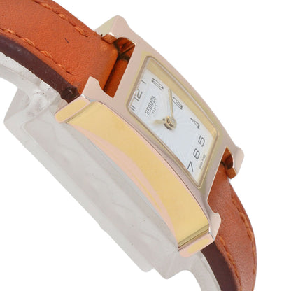 HERMES H watch mini Watches HH1.101 PGP/Leather Ladies