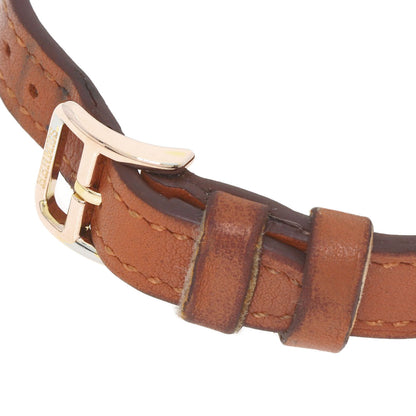 HERMES H watch mini Watches HH1.101 PGP/Leather Ladies