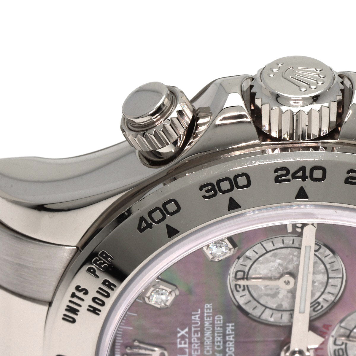 ROLEX Cosmograph Daytona 8P Diamond Watches 116509NG K18 White Gold/K18 White Gold mens