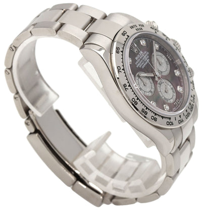 ROLEX Cosmograph Daytona 8P Diamond Watches 116509NG K18 White Gold/K18 White Gold mens