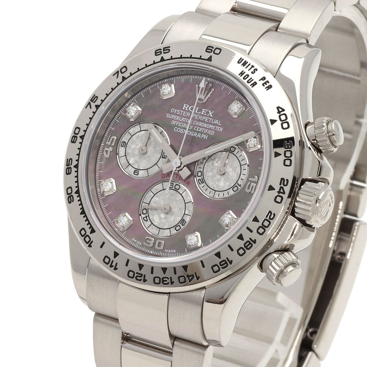 ROLEX Cosmograph Daytona 8P Diamond Watches 116509NG K18 White Gold/K18 White Gold mens