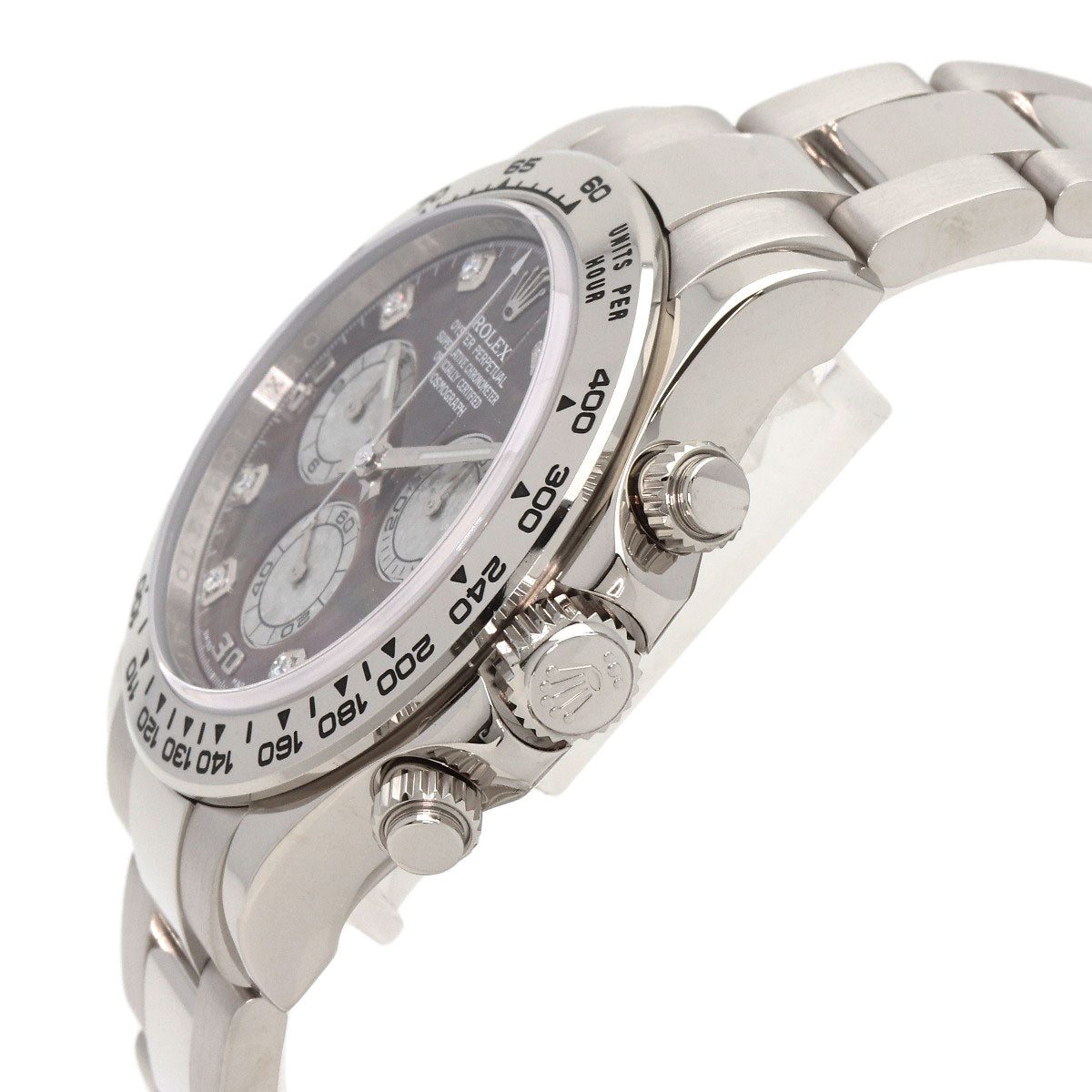 ROLEX Cosmograph Daytona 8P Diamond Watches 116509NG K18 White Gold/K18 White Gold mens