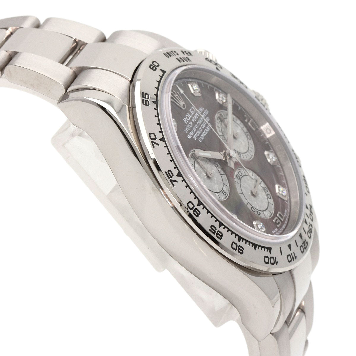 ROLEX Cosmograph Daytona 8P Diamond Watches 116509NG K18 White Gold/K18 White Gold mens