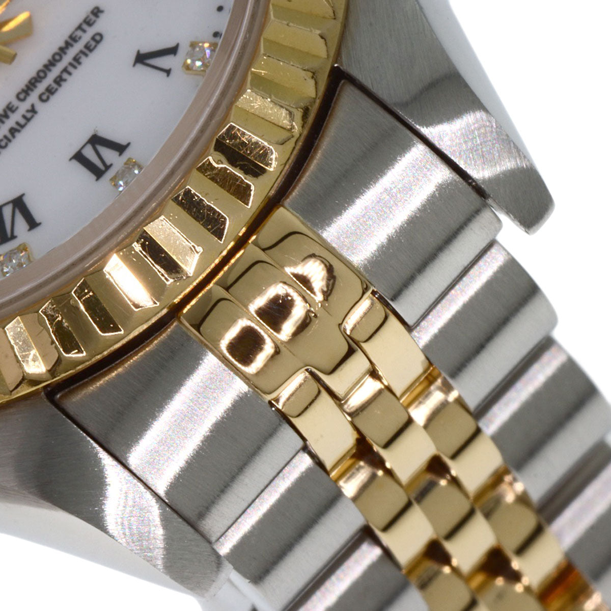 ROLEX Datejust 10P Diamond Small Point Watches 69173G Stainless Steel/SSxK18YG Ladies