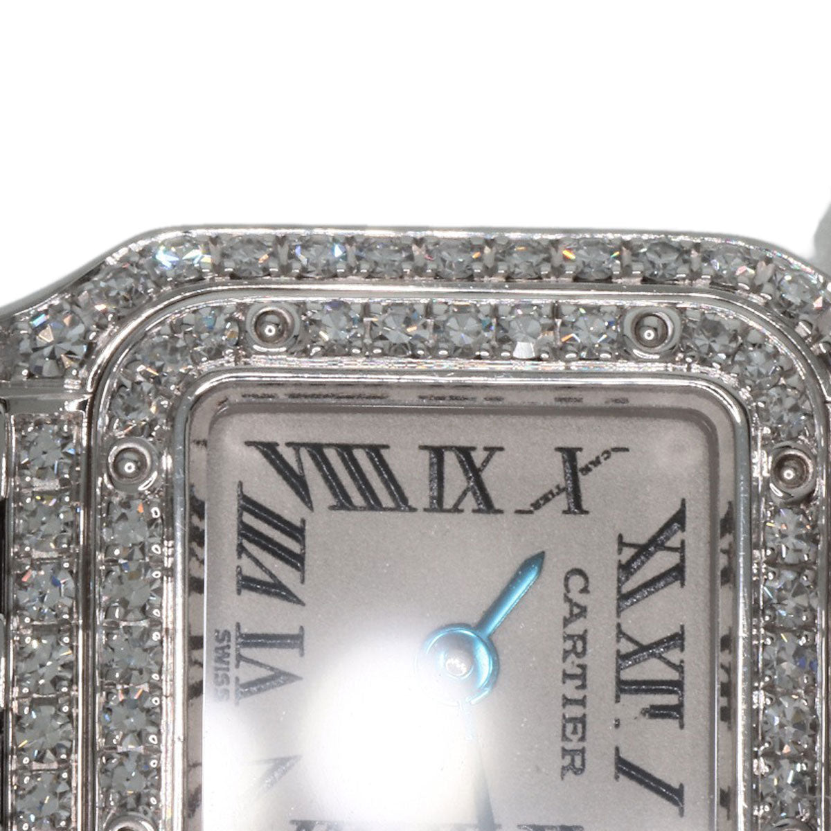 CARTIER Mini PANTHERE Diamond Watches WF3210F3 K18 White Gold/K18 White Gold Ladies