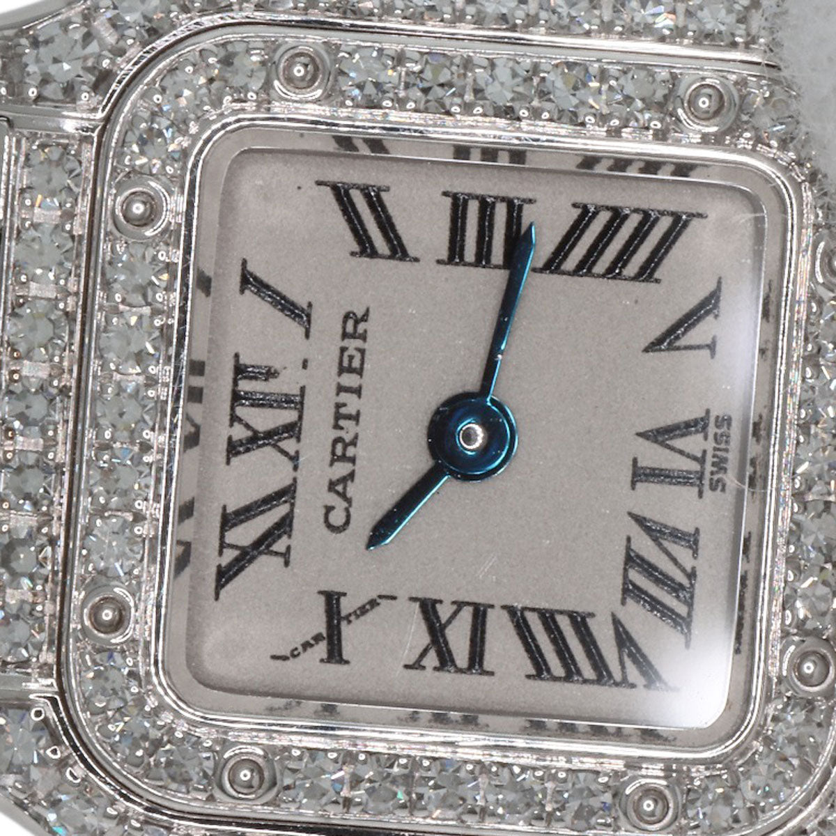 CARTIER Mini PANTHERE Diamond Watches WF3210F3 K18 White Gold/K18 White Gold Ladies