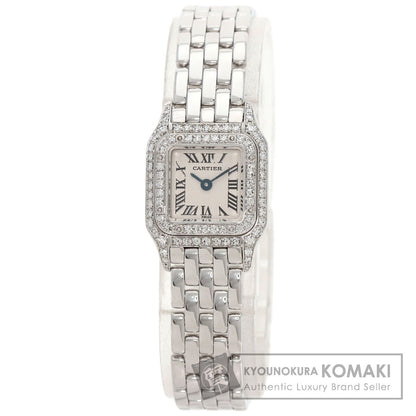 CARTIER Mini PANTHERE Diamond Watches WF3210F3 K18 White Gold/K18 White Gold Ladies