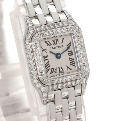 CARTIER Mini PANTHERE Diamond Watches WF3210F3 K18 White Gold/K18 White Gold Ladies