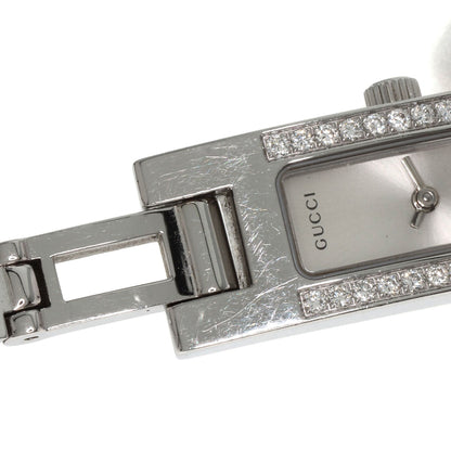 GUCCI DiamondBezel Watches 3900L Stainless Steel/Stainless Steel Ladies