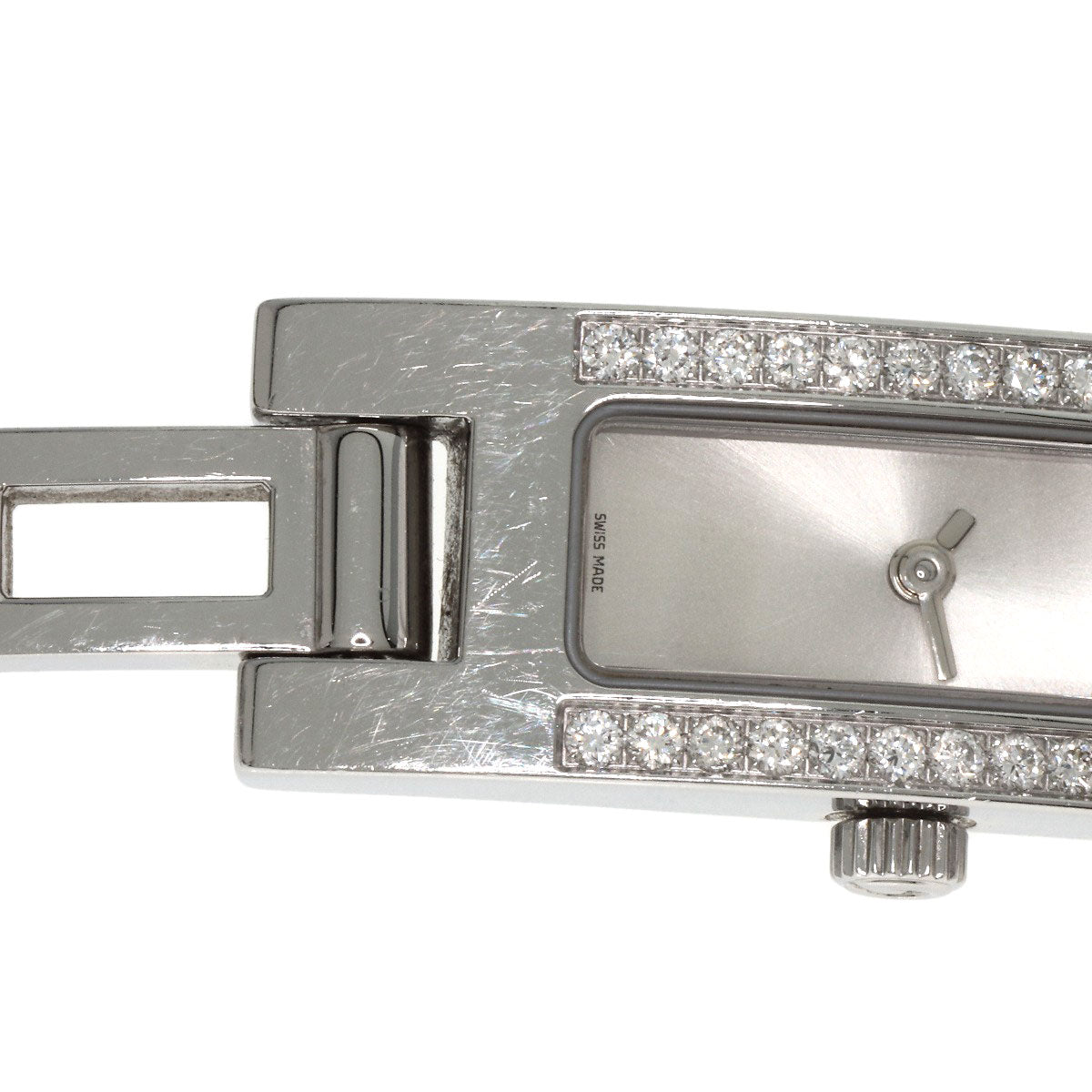 GUCCI DiamondBezel Watches 3900L Stainless Steel/Stainless Steel Ladies