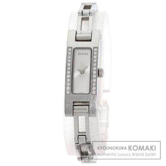 GUCCI DiamondBezel Watches 3900L Stainless Steel/Stainless Steel Ladies